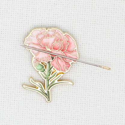 Flower Enamel Magnetic Needle Minder For Cross Stitch