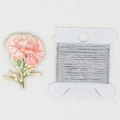 Flower Enamel Magnetic Needle Minder For Cross Stitch