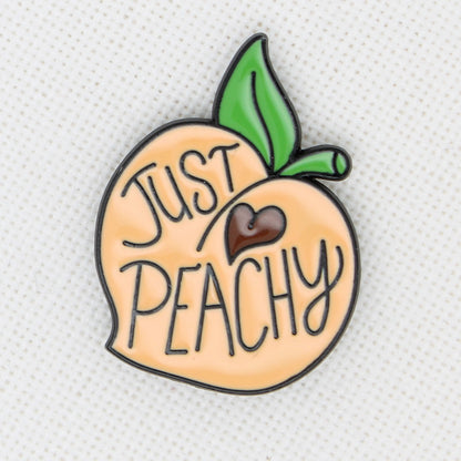 Just Peachy Enamel Magnetic Needle Minder For Cross Stitch
