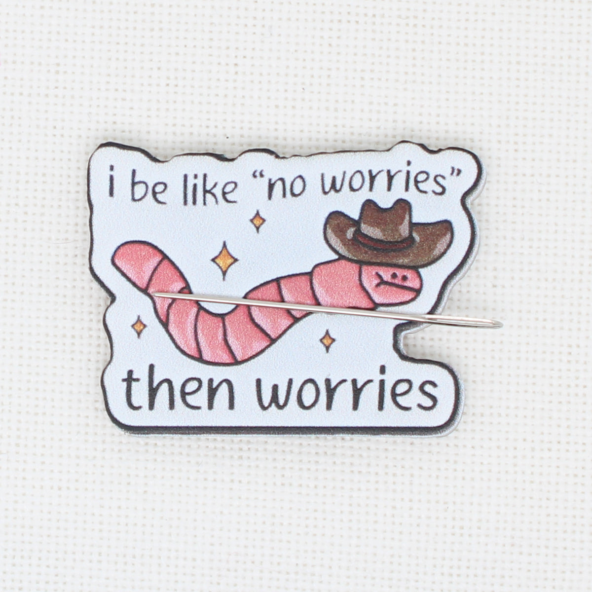 No Worries Acrylic Magnetic Needle Minder For Cross Stitch