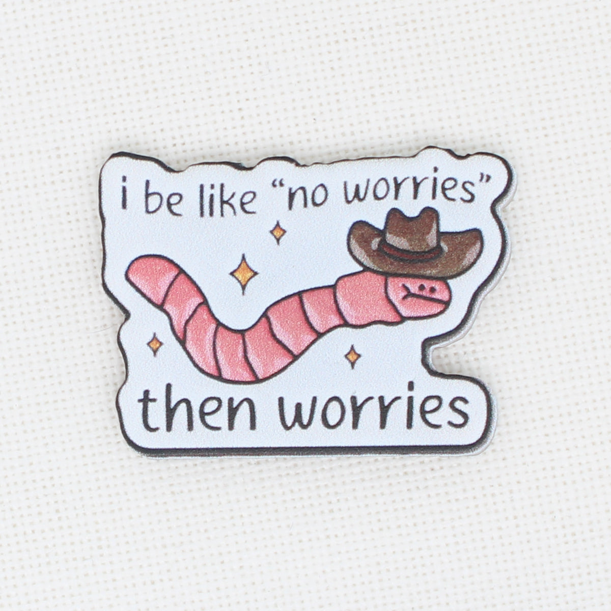 No Worries Acrylic Magnetic Needle Minder For Cross Stitch