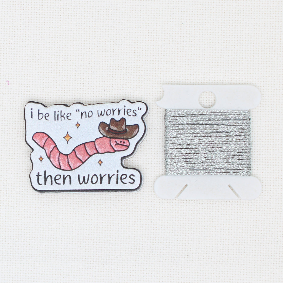 No Worries Acrylic Magnetic Needle Minder For Cross Stitch