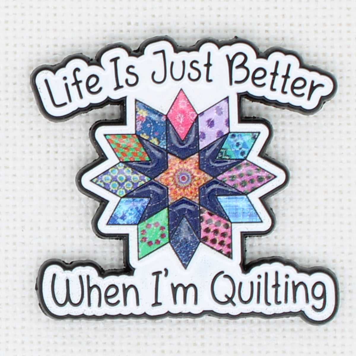 Quilting  Enamel Magnetic Needle Minder For Cross Stitch