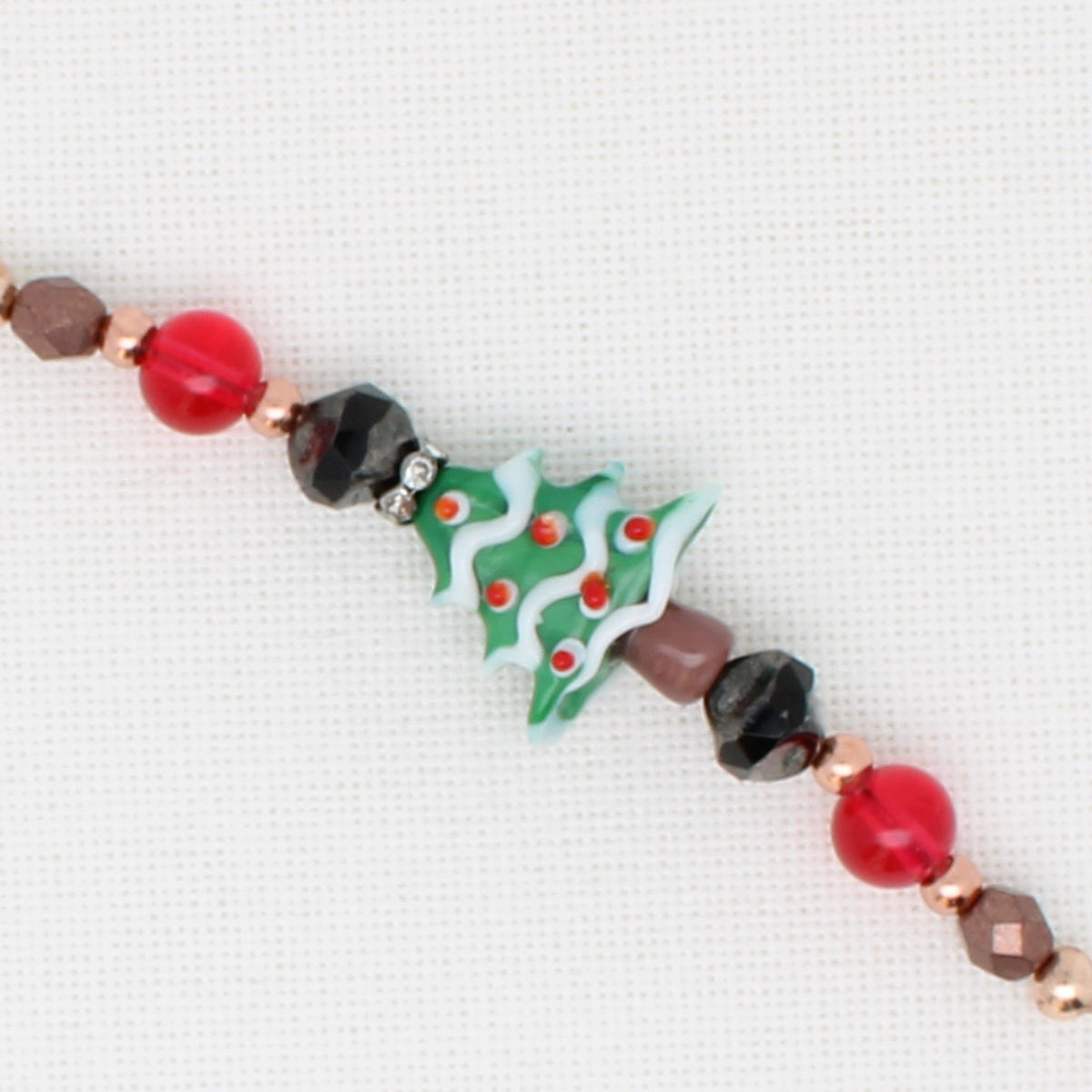 Christmas Tree Double Clip Scissor Fob