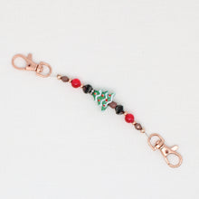 Christmas Tree Double Clip Scissor Fob