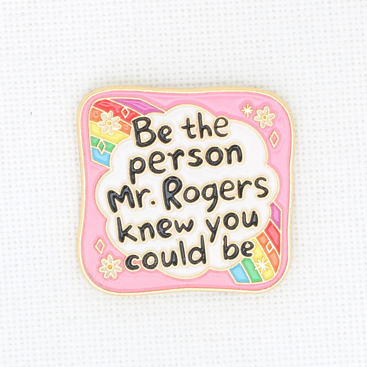 Be The Person Enamel Magnetic Needle Minder For Cross Stitch