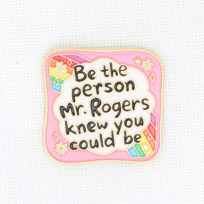 Be The Person Enamel Magnetic Needle Minder For Cross Stitch