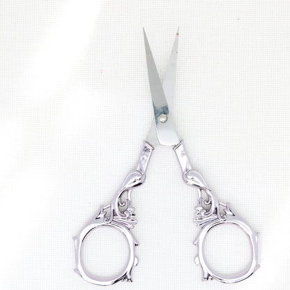 Pink Peacock Embroidery Scissors