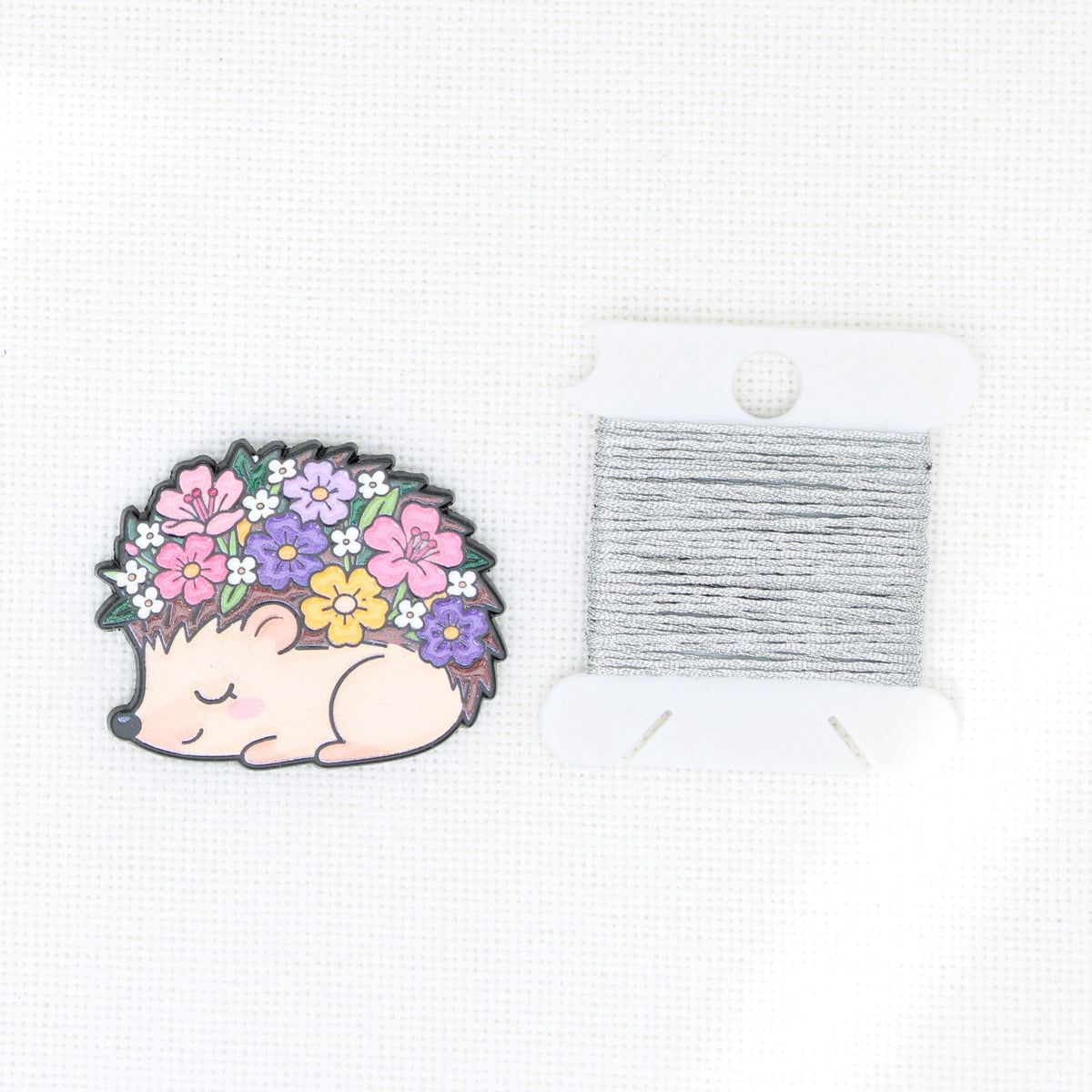 Hedgehog  Enamel Magnetic Needle Minder For Cross Stitch