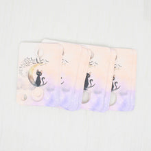 Cat On Moon Floss Cards- Pack Of 20 Cards