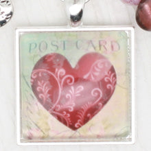 Postage Heart Floss Ring