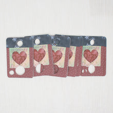 Valentine Heart Floss - Pack Of 20 Cards