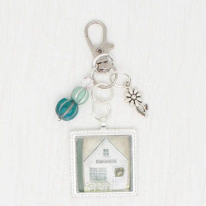Farmhouse Zipper Pull/ Mini-Fob