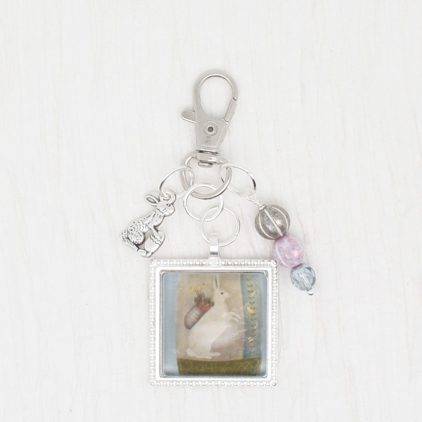 Bunny Zipper Pull/ Mini- Fob