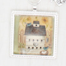 Birdhouse  Zipper Pull/ Mini- Fob