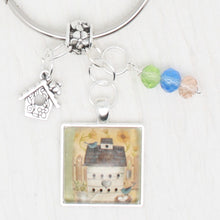 Birdhouse Floss Ring