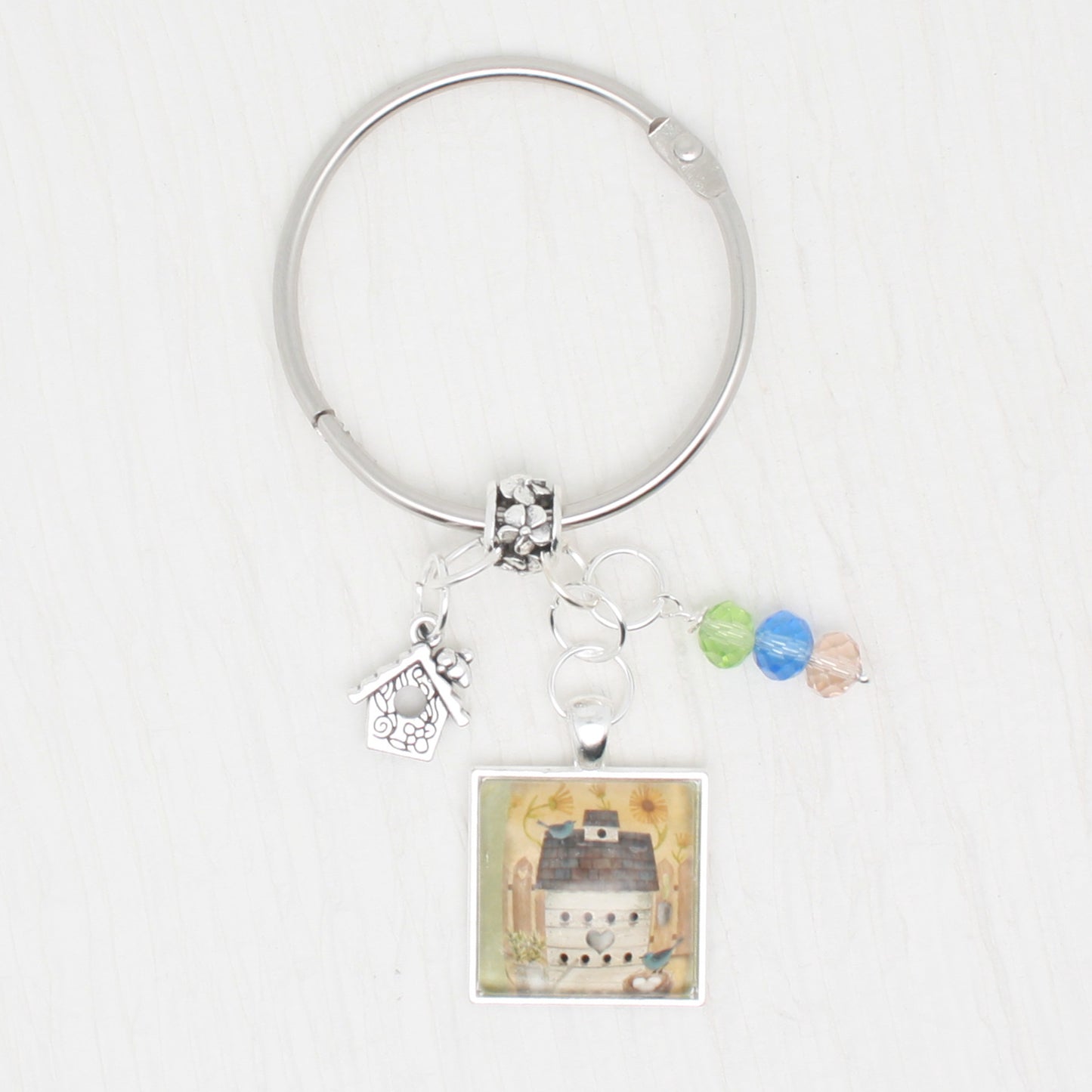 Birdhouse Floss Ring
