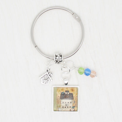 Birdhouse Floss Ring