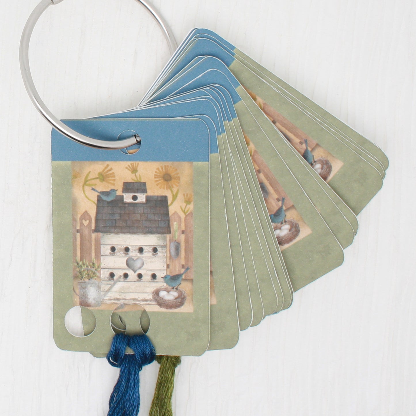 Birdhouse Floss Cards- Pack Of 20 Cards