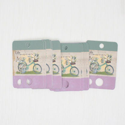 Life Is A Beautiful Ride Floss Cards- Pack Of 20 Cards