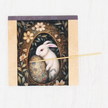 Golden Egg Bunny Needle Minder