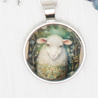 Golden Egg Animals Sheep Floss Ring