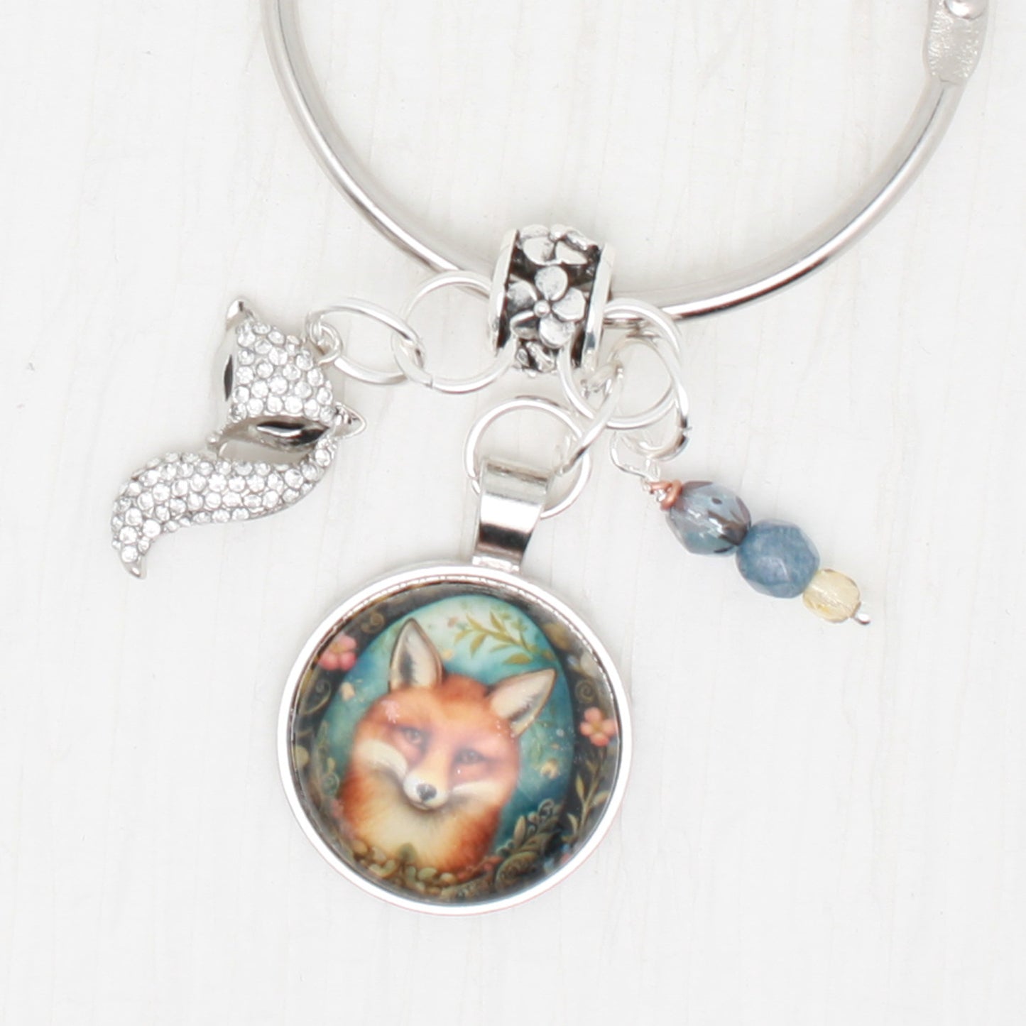 Golden Egg Animals Fox Floss Ring