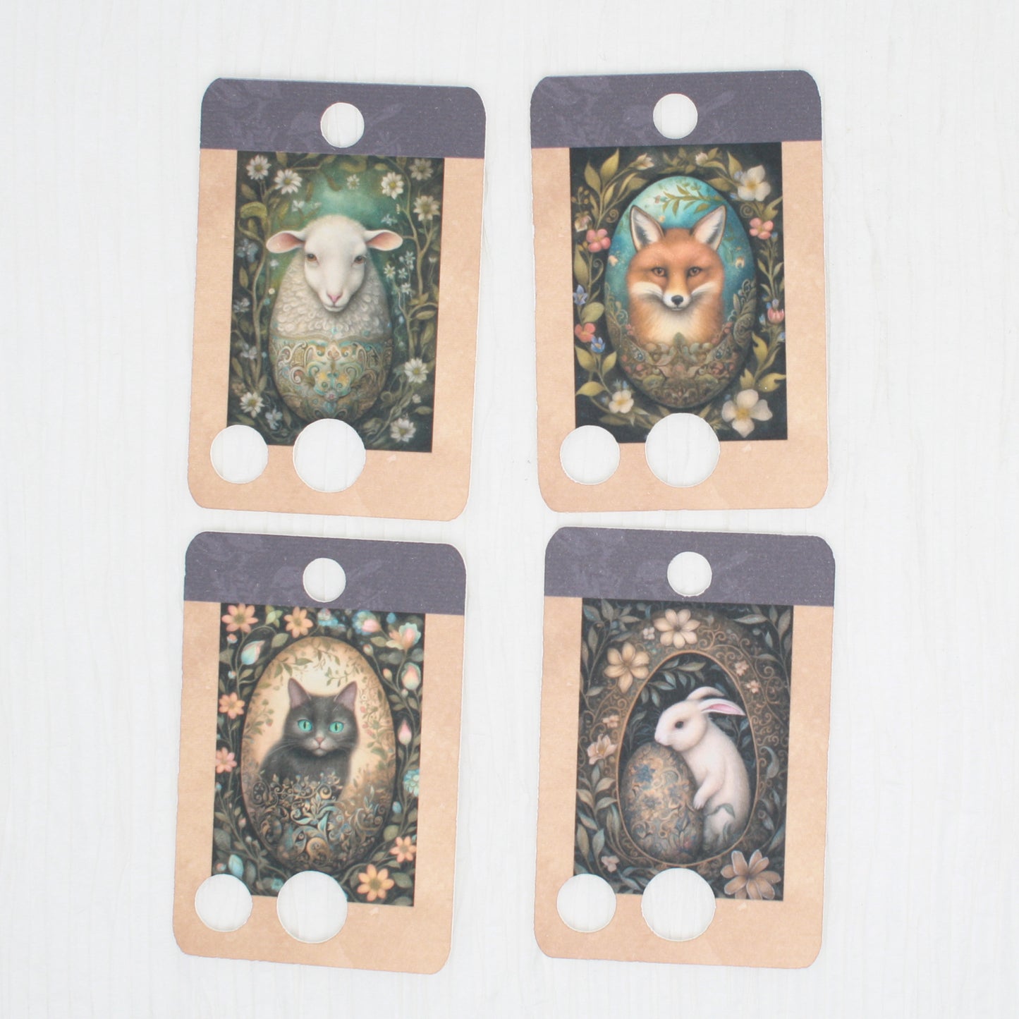 Golden Egg Animals  Floss Cards- Pack Of 20 Cards
