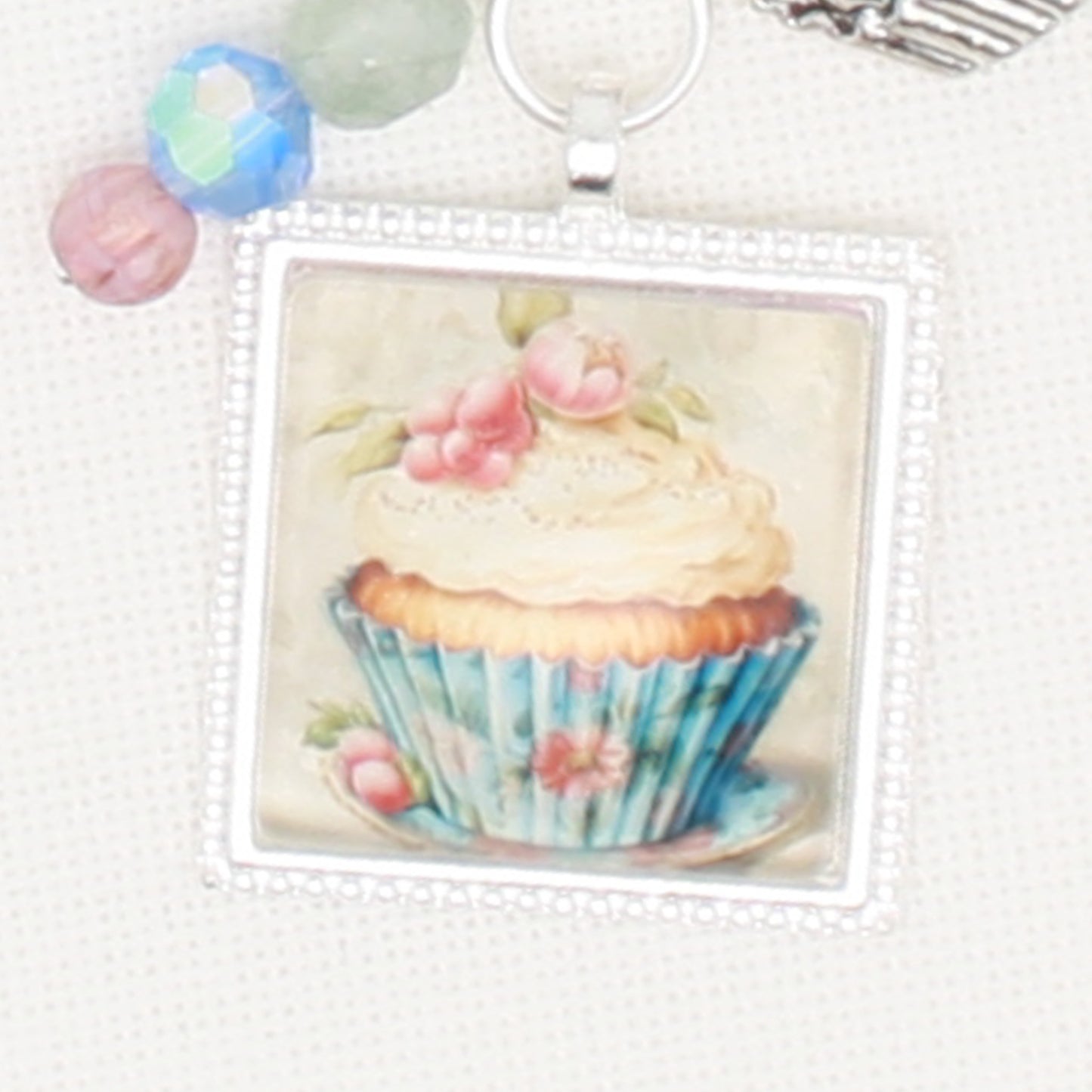 Cupcake Zipper Pull/ Mini- Fob