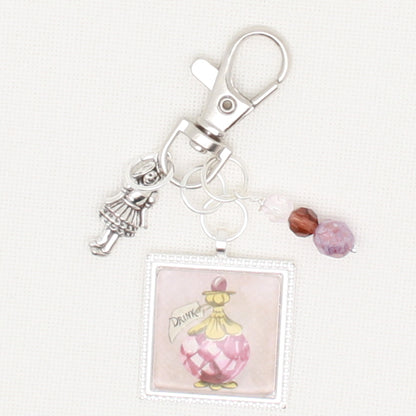 Drink Me Zipper Pull/ Mini- Fob