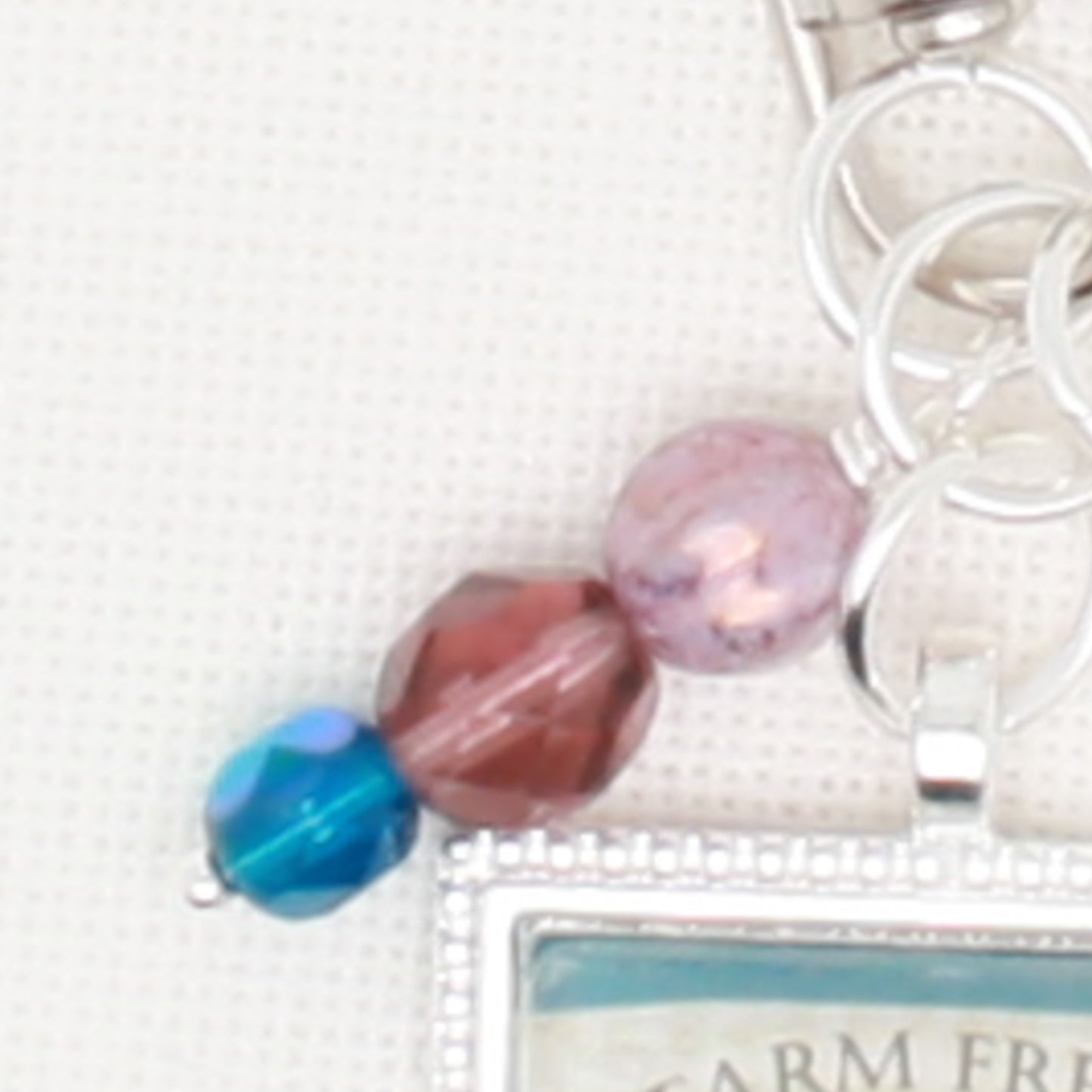 Peonies Zipper Pull/ Mini-Fob