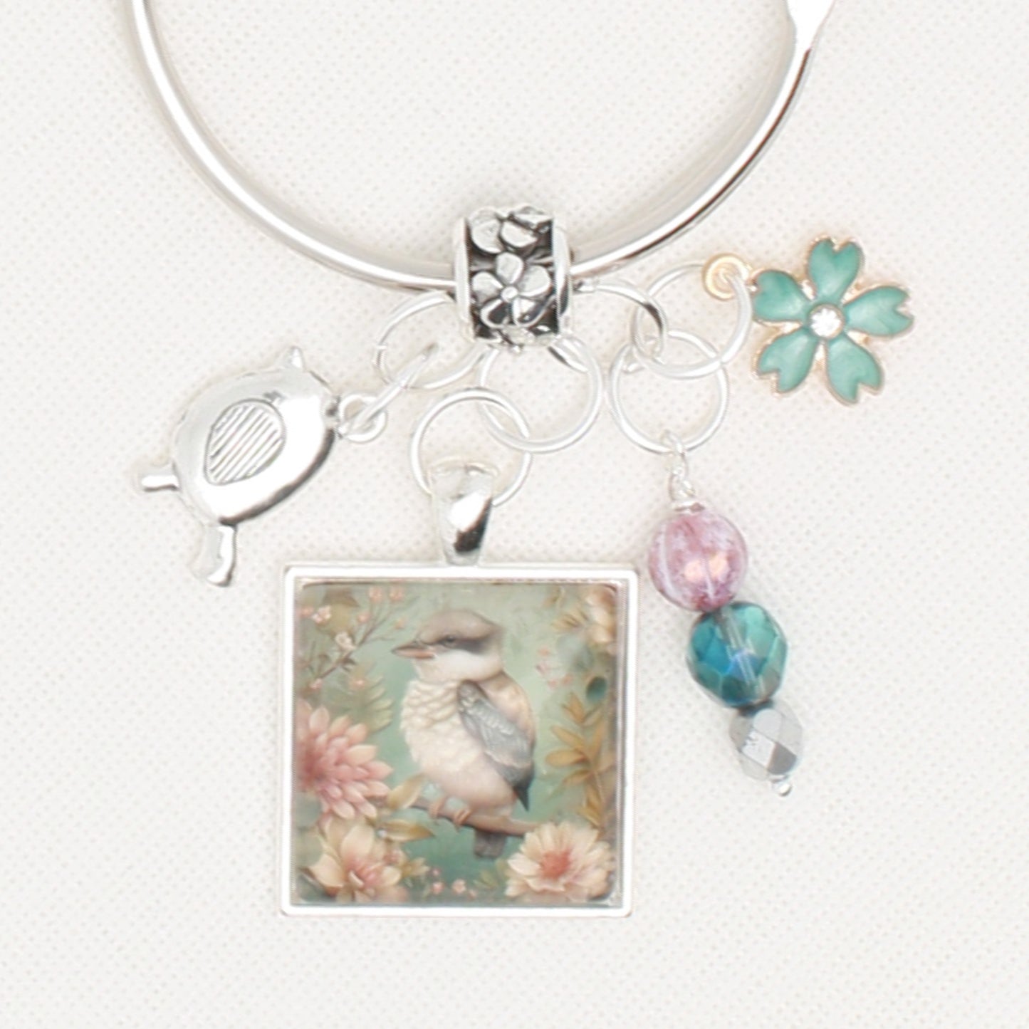 Australian Animals Bird Floss Ring