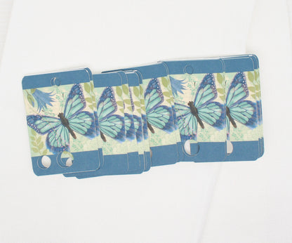 Blue Butterfly Floss Cards- Pack Of 20 Cards
