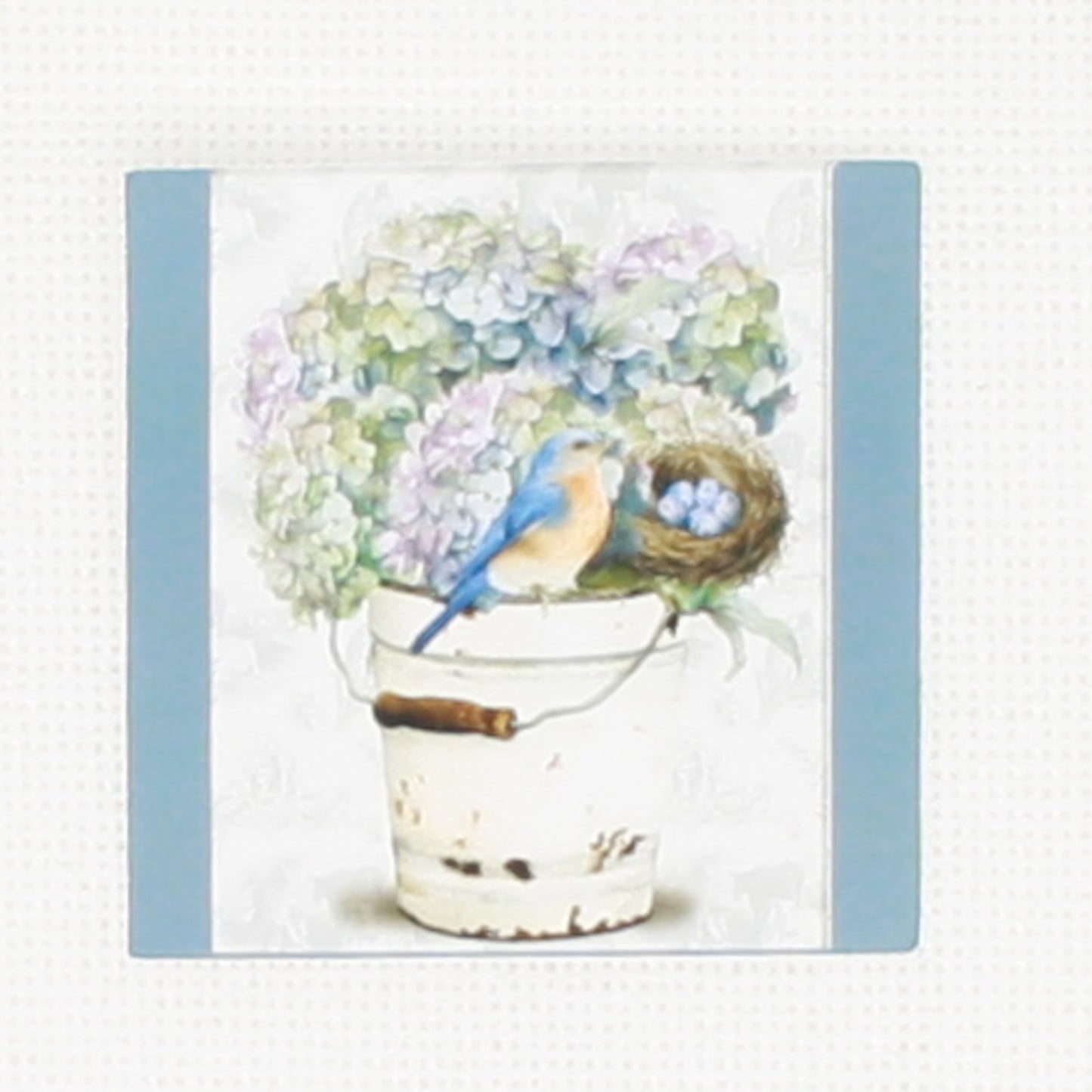 Bird And Hydrangea  Needle Minder