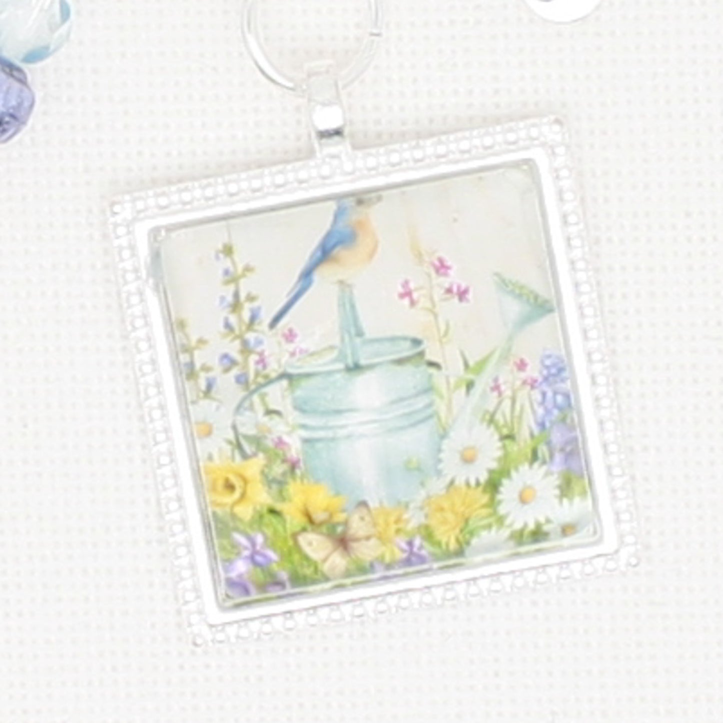 Welcome Spring Zipper Pull/ Mini- Fob