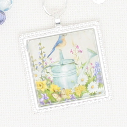 Welcome Spring Zipper Pull/ Mini- Fob