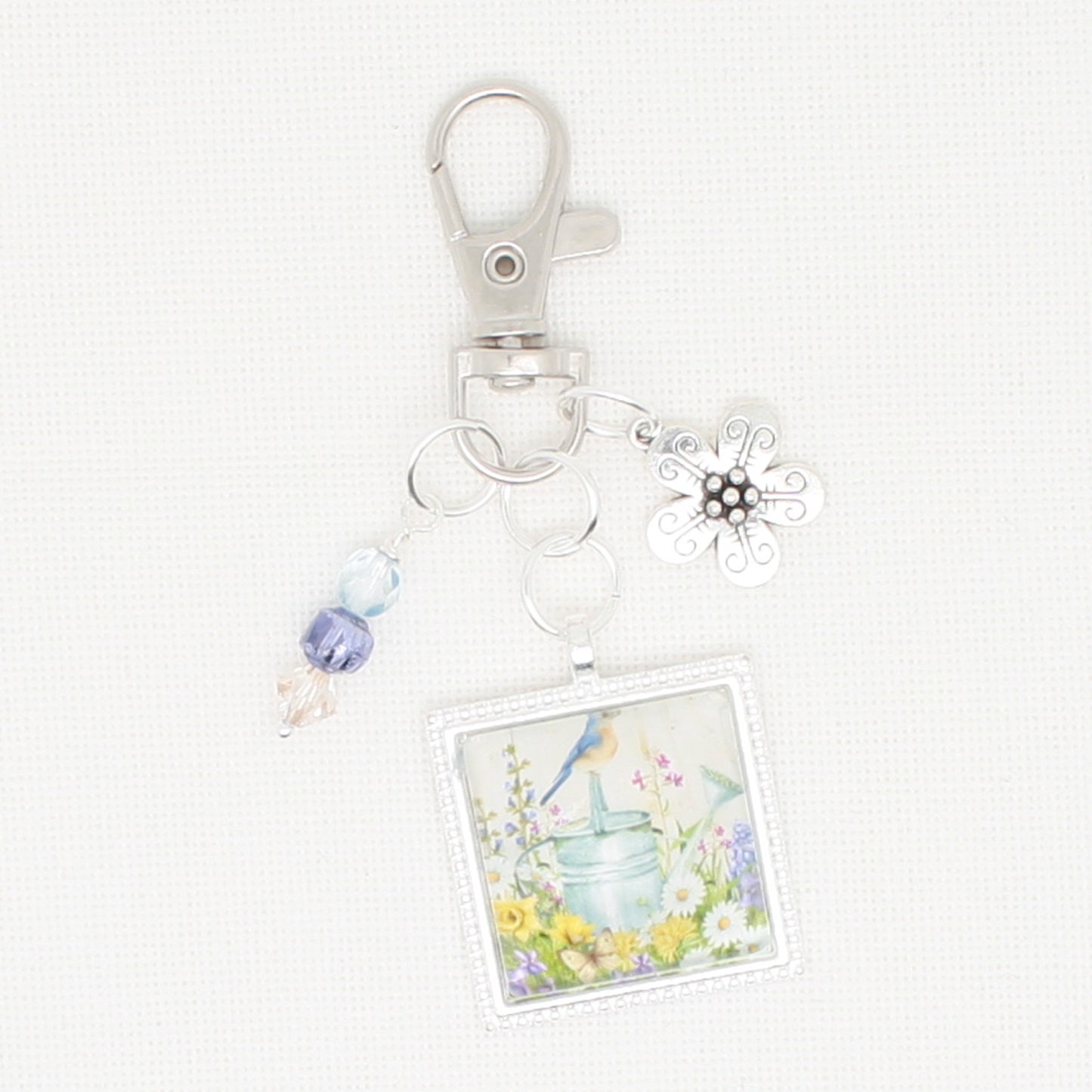 Welcome Spring Zipper Pull/ Mini- Fob