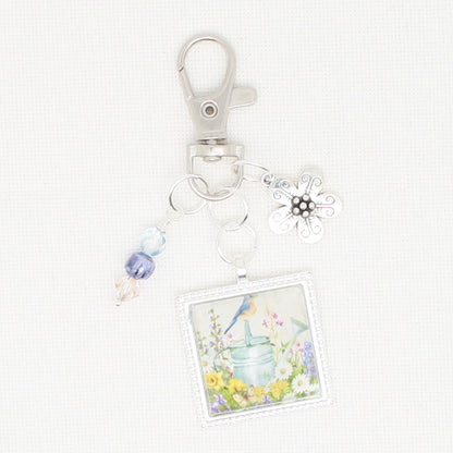 Welcome Spring Zipper Pull/ Mini- Fob