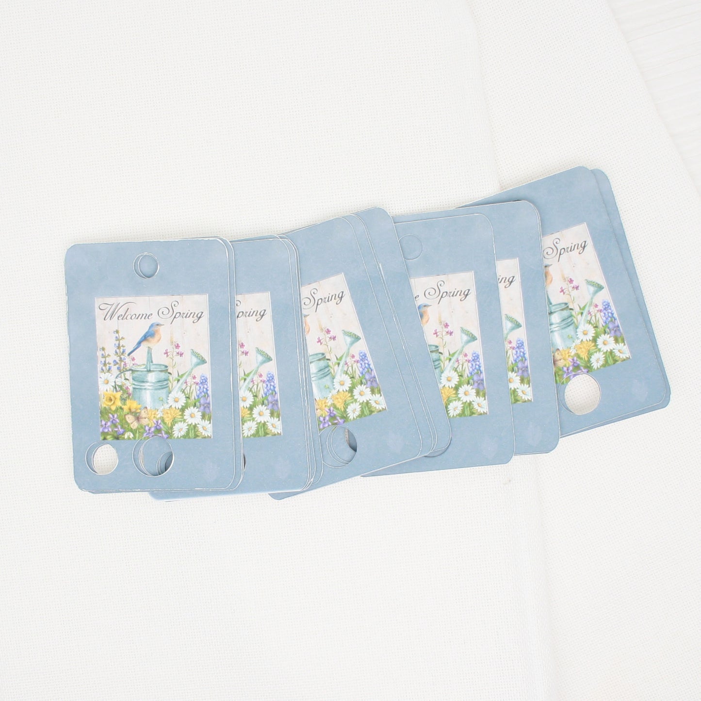 Welcome Spring Floss Cards - Pack Of 20 Cards