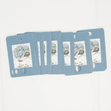 Bird And Hydrangea Floss Cards - Pack Of 20 Cards