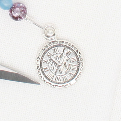 Clock Scissor Fob