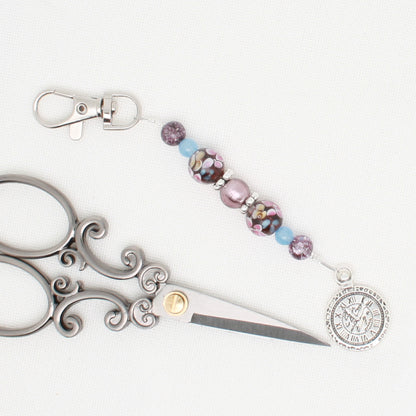 Clock Scissor Fob