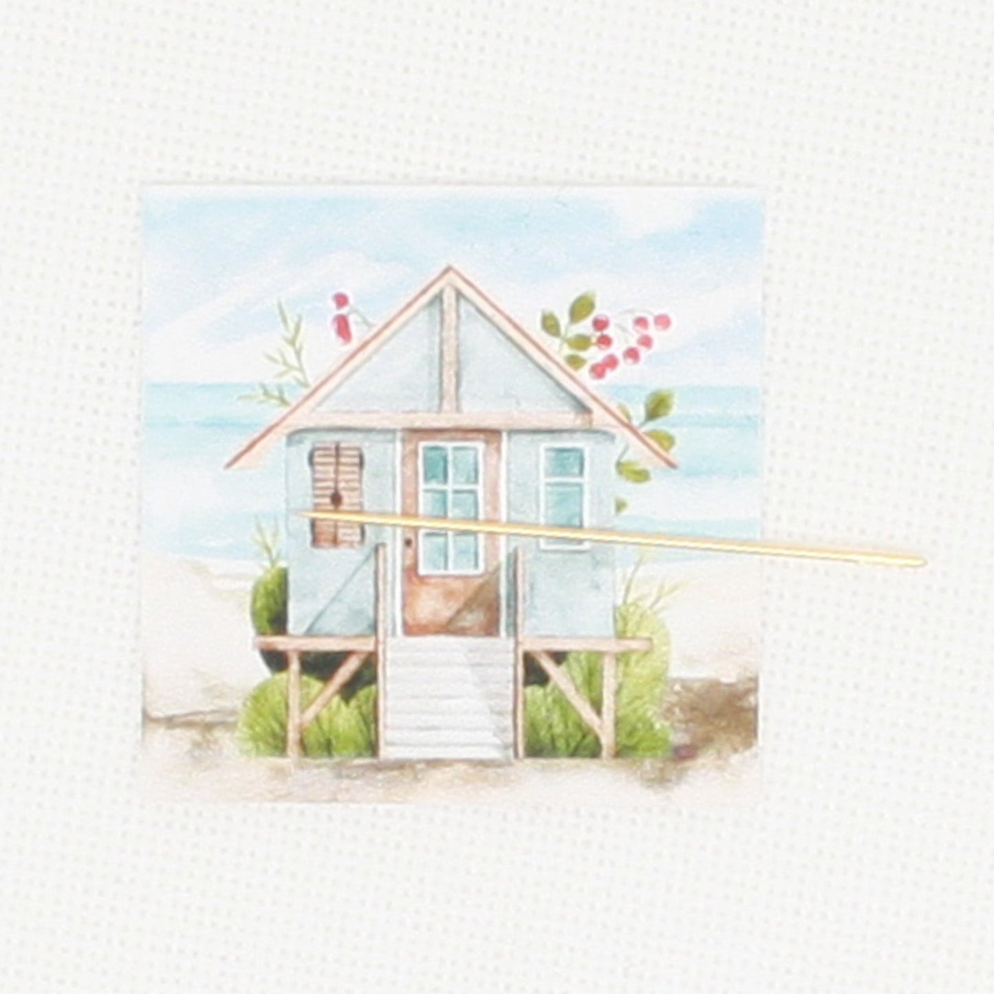 Beach Hut Needle Minder