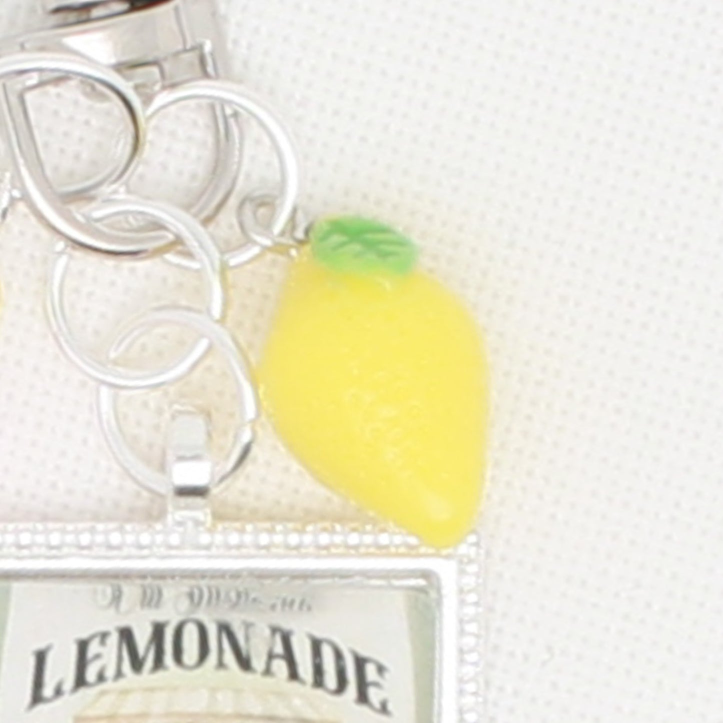 Lemonade Zipper Pull/ Mini-Fob