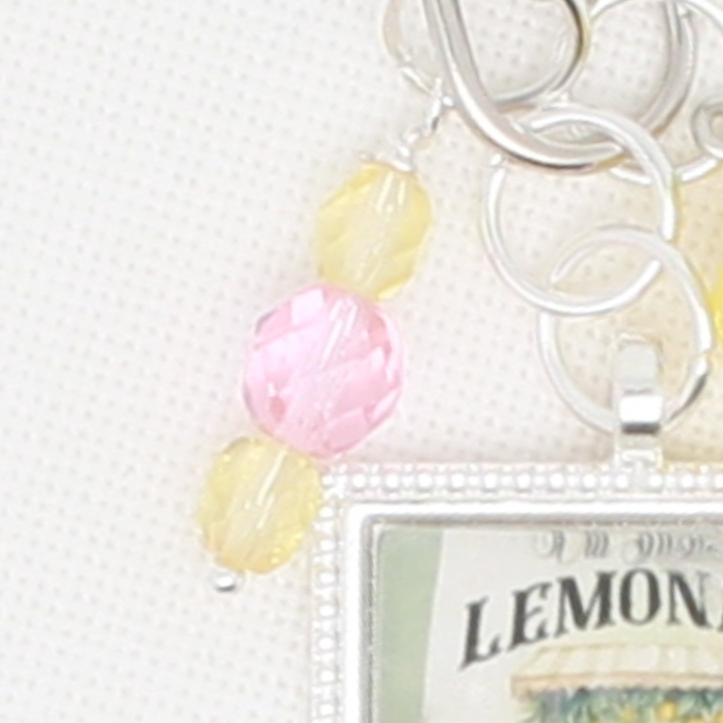 Lemonade Zipper Pull/ Mini-Fob