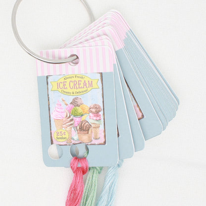 Ice Cream Floss Cards- Pack Of 20 Cards