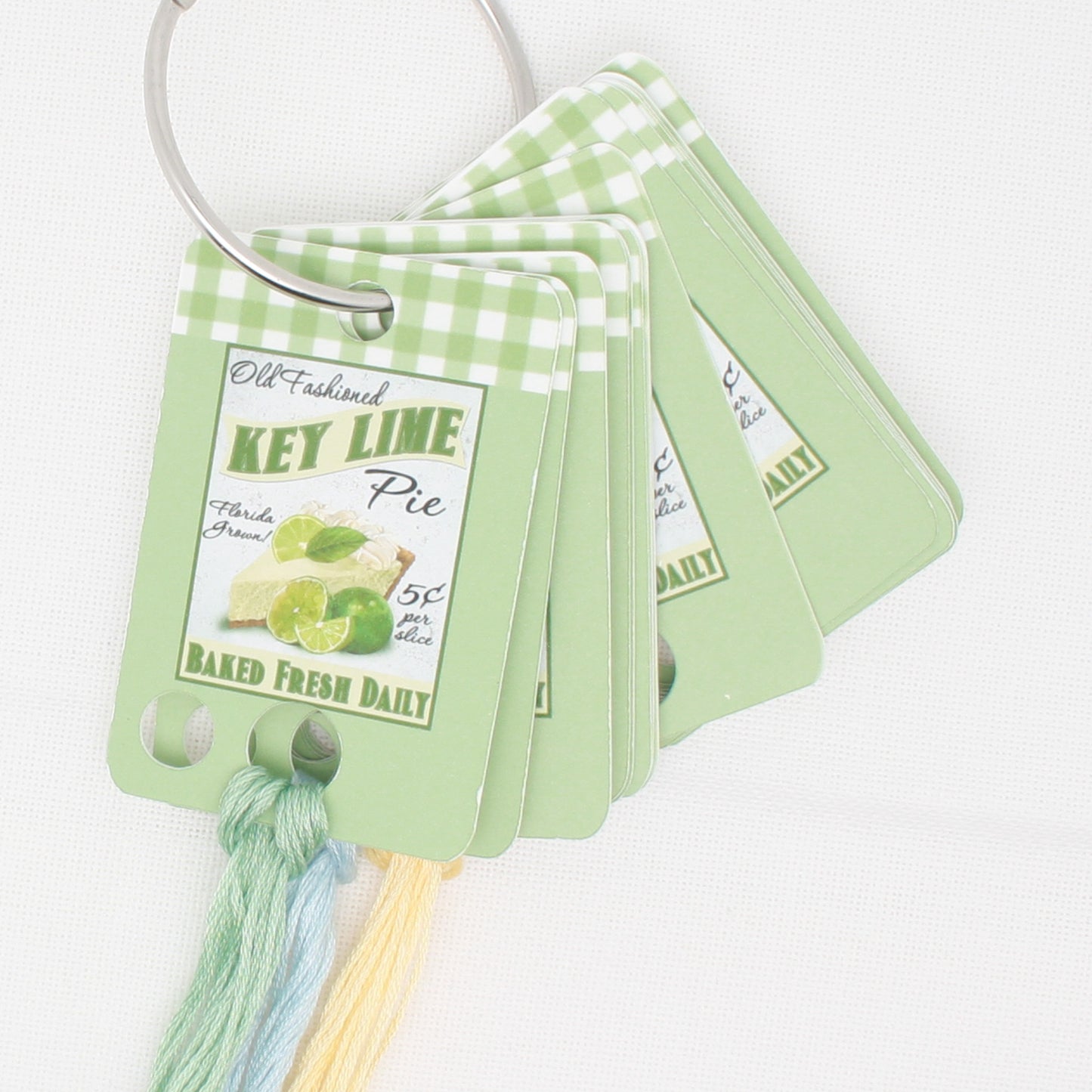Key Lime Pie Floss Cards
