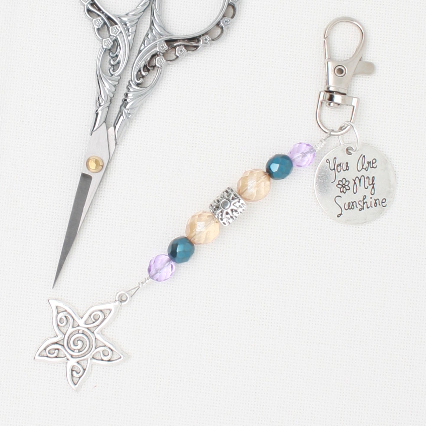 You Are My Sunshine Scissor Fob