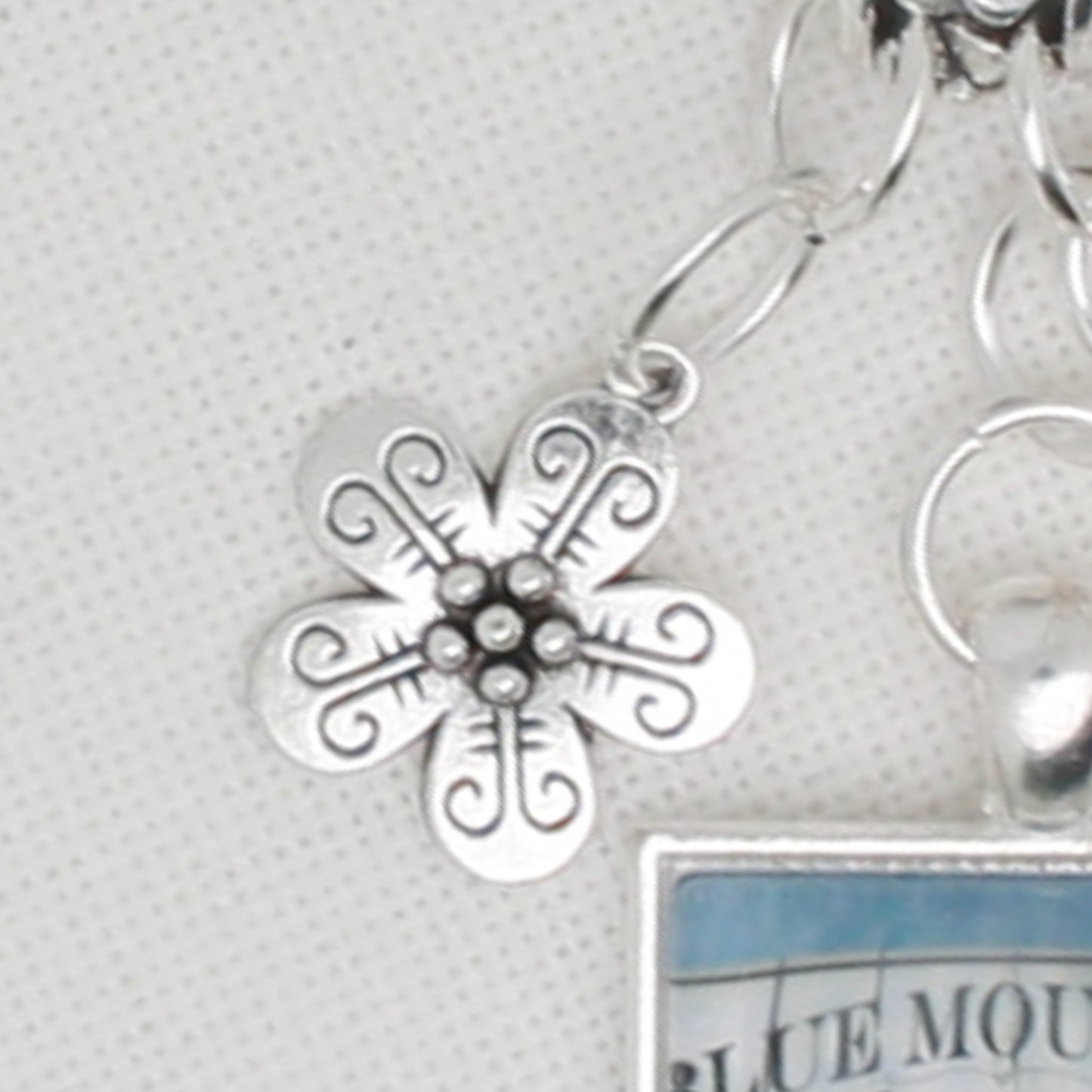 Blue Mountain Hydrangea Floss Ring