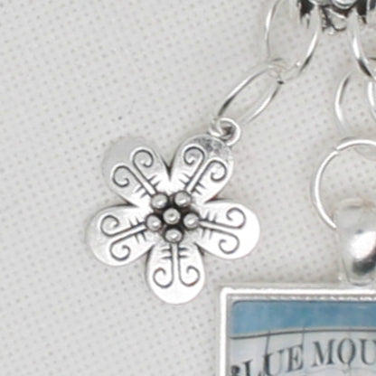 Blue Mountain Hydrangea Floss Ring
